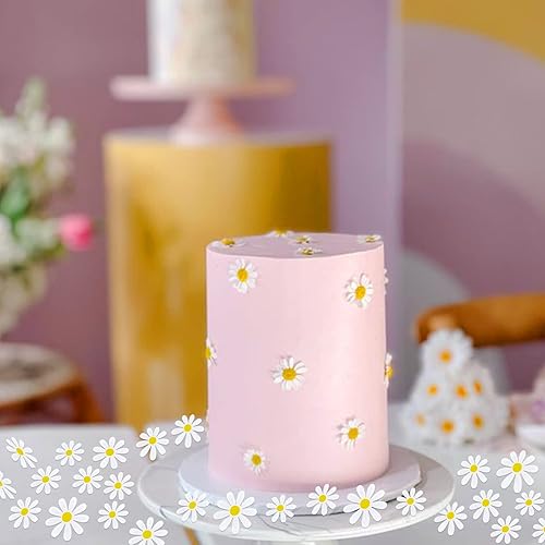 Miniatura 3 de 250 piezas de confeti de margaritas para mesa de confeti nupcial baby shower, decoración de fiesta