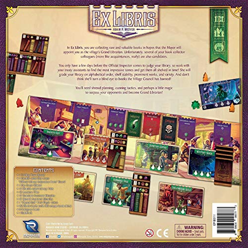 Ex Libris juego de mesa estrategia para 1-4 jugadores miniatura 2