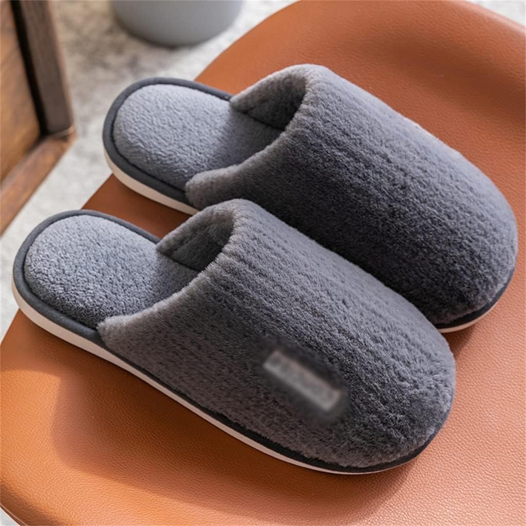 Hldeth メンズコットンスリッパ 家庭用秋冬屋内家庭用厚底暖かいぬいぐるみ靴 Color A 42 Size 安い 激安 プチプラ 高品質 43 Hldeth メンズコットンスリッパ 家庭用秋冬屋内家庭用厚底暖かいぬいぐるみ靴 Color A 42 Size 安い 激安 プチプラ 高品質 43