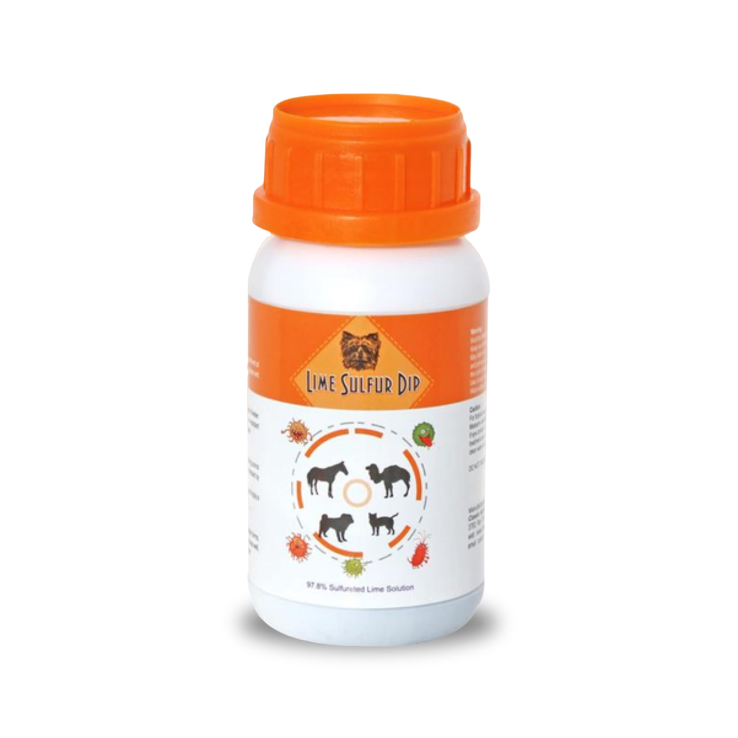 Classic's Lime Sulfur Dip (237 ml) - Extra Strength Formula - Safe Solution for Dog, Cat, Puppy, Kitten, Horse