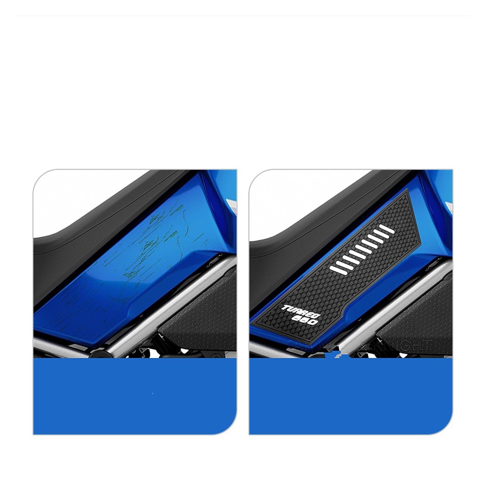 YHBH Adesivo Serbatoio Moto Pad Antiscivolo Laterale Serbatoio Carburante Adesivi Impermeabili in Gomma per Aprilia Tuareg 660 Tuareg660 2022 Traction Pad