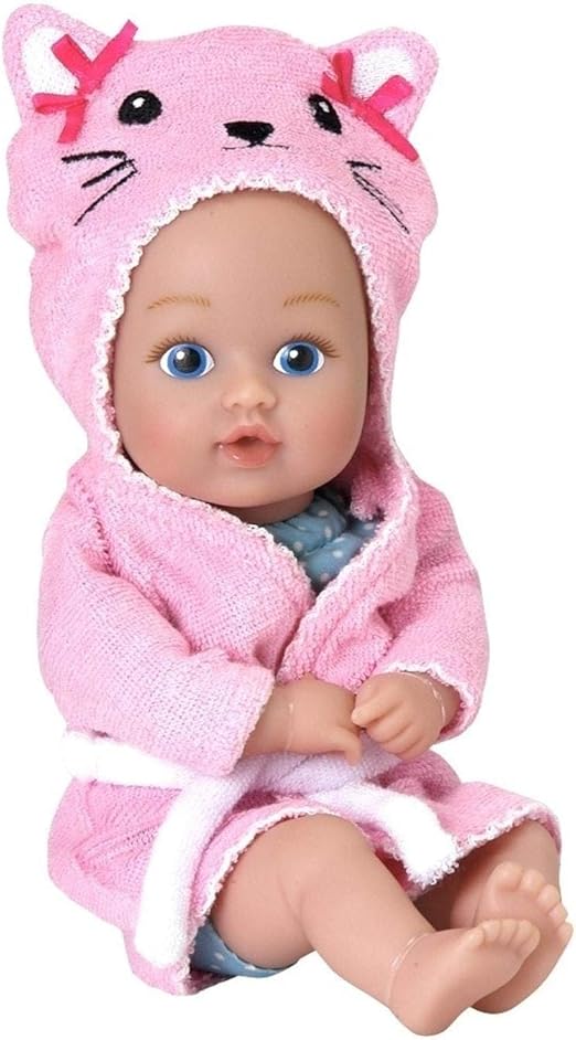 Adora Baby Bath Toy Kitty, 8.5 inch Bath Time Baby Tot Doll