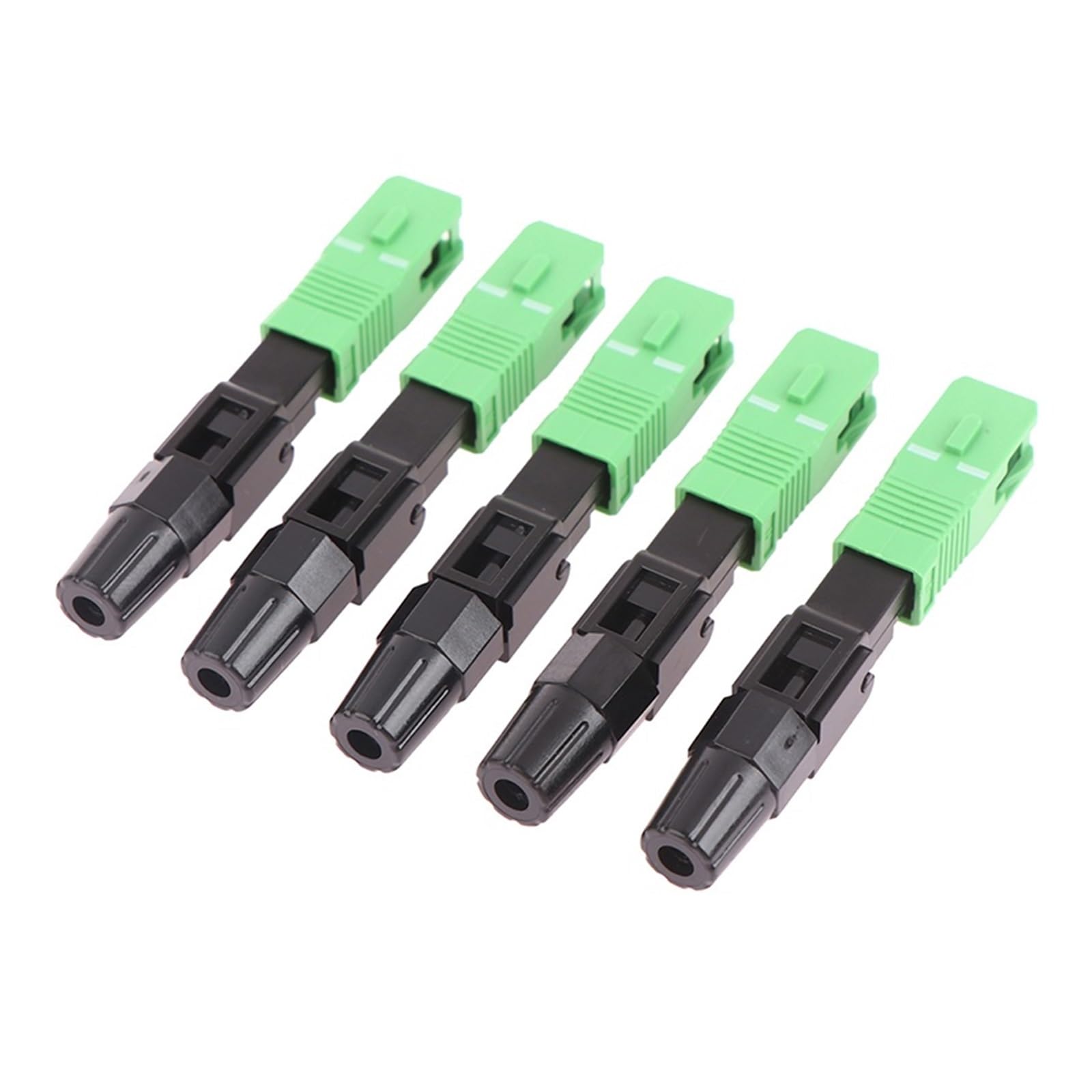 Épisseur de Fibre Optique Adaptateur Fibre Optique monomode Rapide SC APC, 5 pièces, Assemblage sur Le Terrain for FTTH(B)
