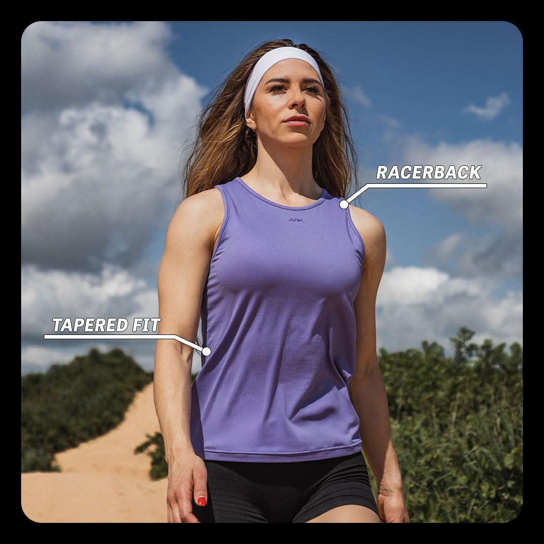 JUNK Brands Breakthrough Lightweight Premium Tank for Women — Soft, Breathable for Workouts & Everyday Wear