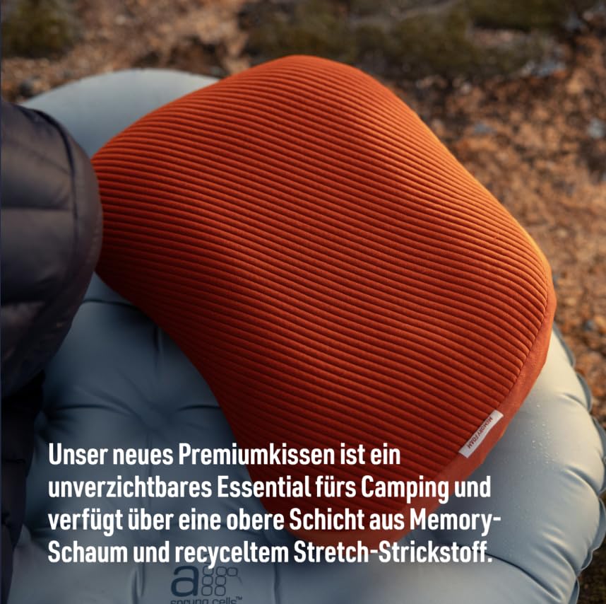 Image of Sea to Summit Aeros Premium Inflatable Travel Pillow, Regular, Mediterranean