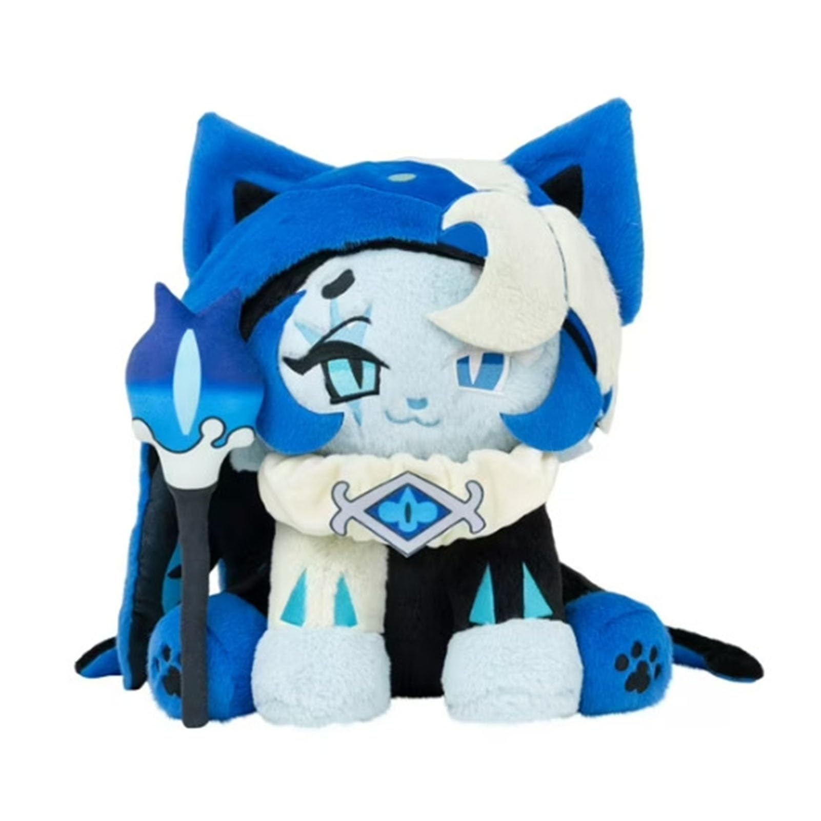 Tuxoiou Shadow Milk Cookie Plush, Cookie Run Kingdom Plushies Pillow for Game Fans, Stuffed Figure Doll Birthday for Boys Girls A