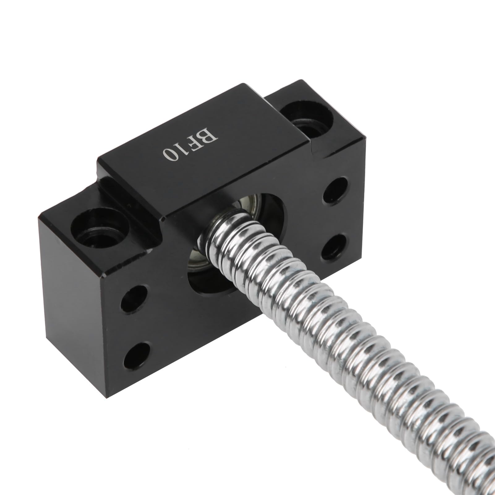 Kit d’écrou à vis à billes BK/BF10, vis à billes roulées à mouvement linéaire, ensemble d’écrou à billes en acier allié CNC avec coupleur et matériel de montage pour projets