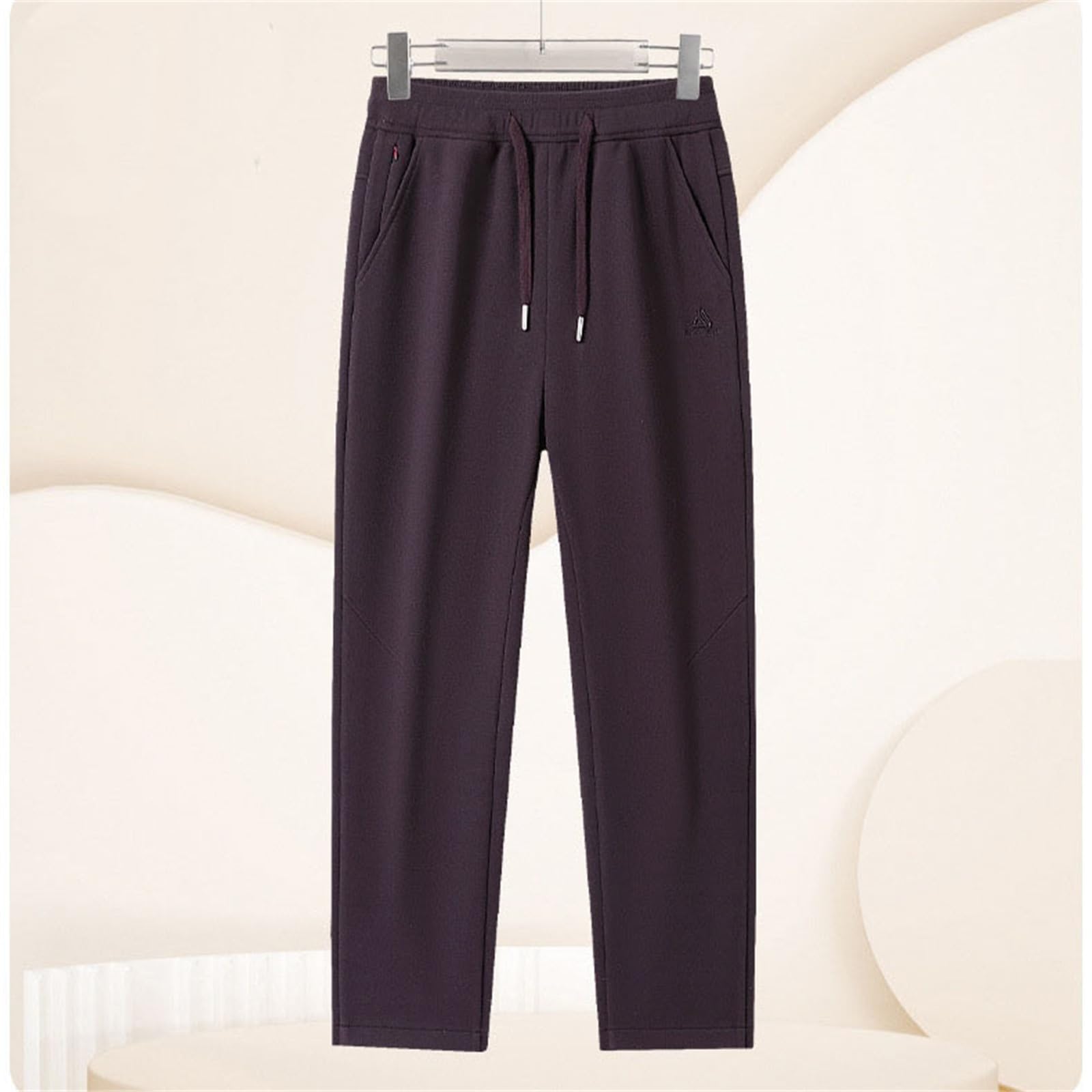 Pantalones Deportivos de Invierno para Hombre, cálidos e Informales, con Rodilleras y calefacción.