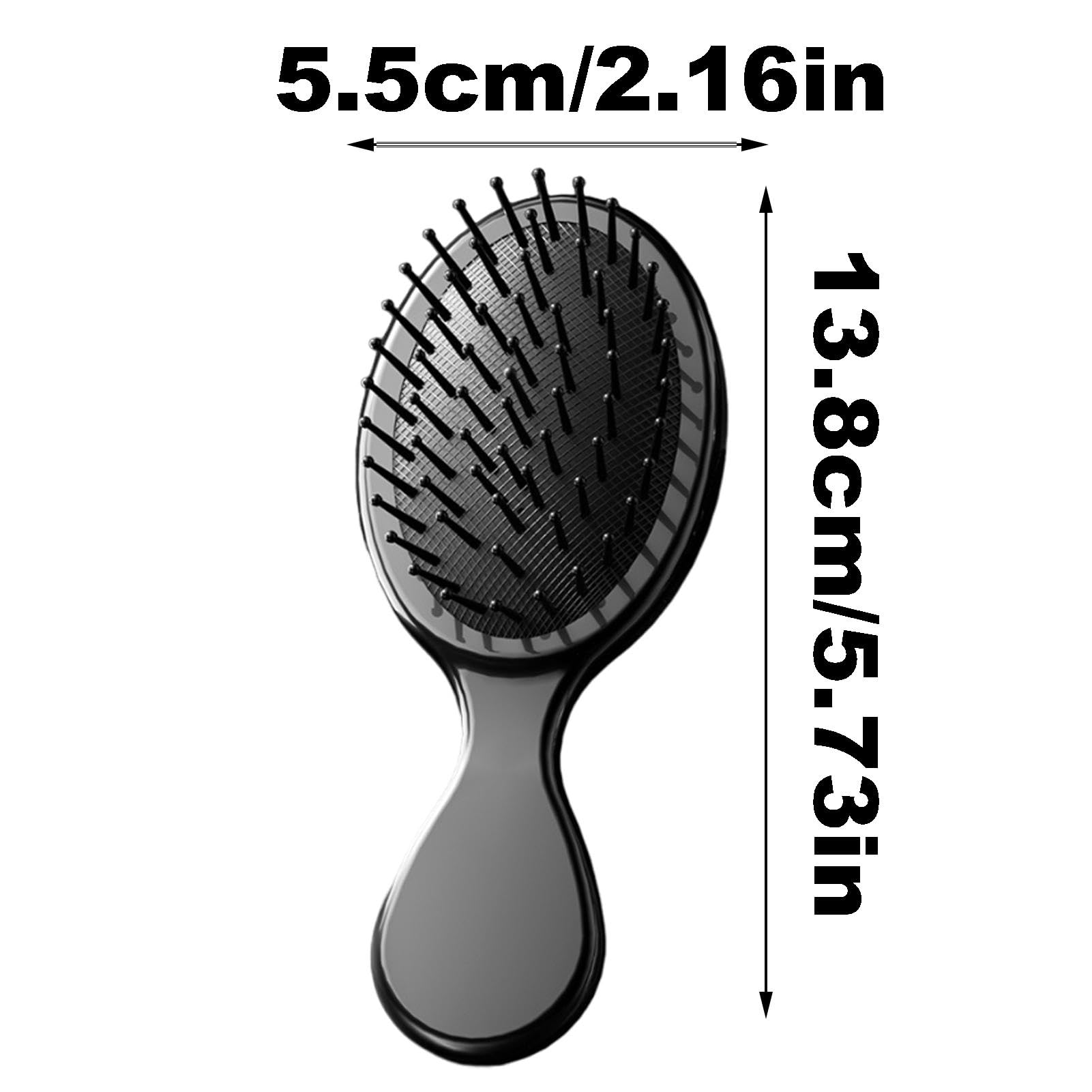 2 Peignes Massage Anti-statique En Bambou – Beige, Idéal Voyage, Soin Du Cuir Chevelu