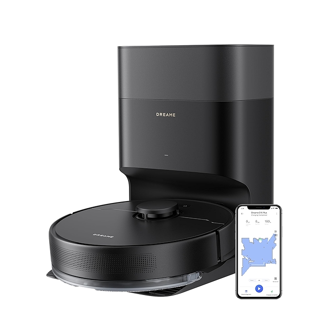 dreame D10 Plus Gen 2 智能扫地机器人拖地机 自清洁底座 6000Pa 吸力 LiDAR导航 障碍物避免 Wi-Fi连接