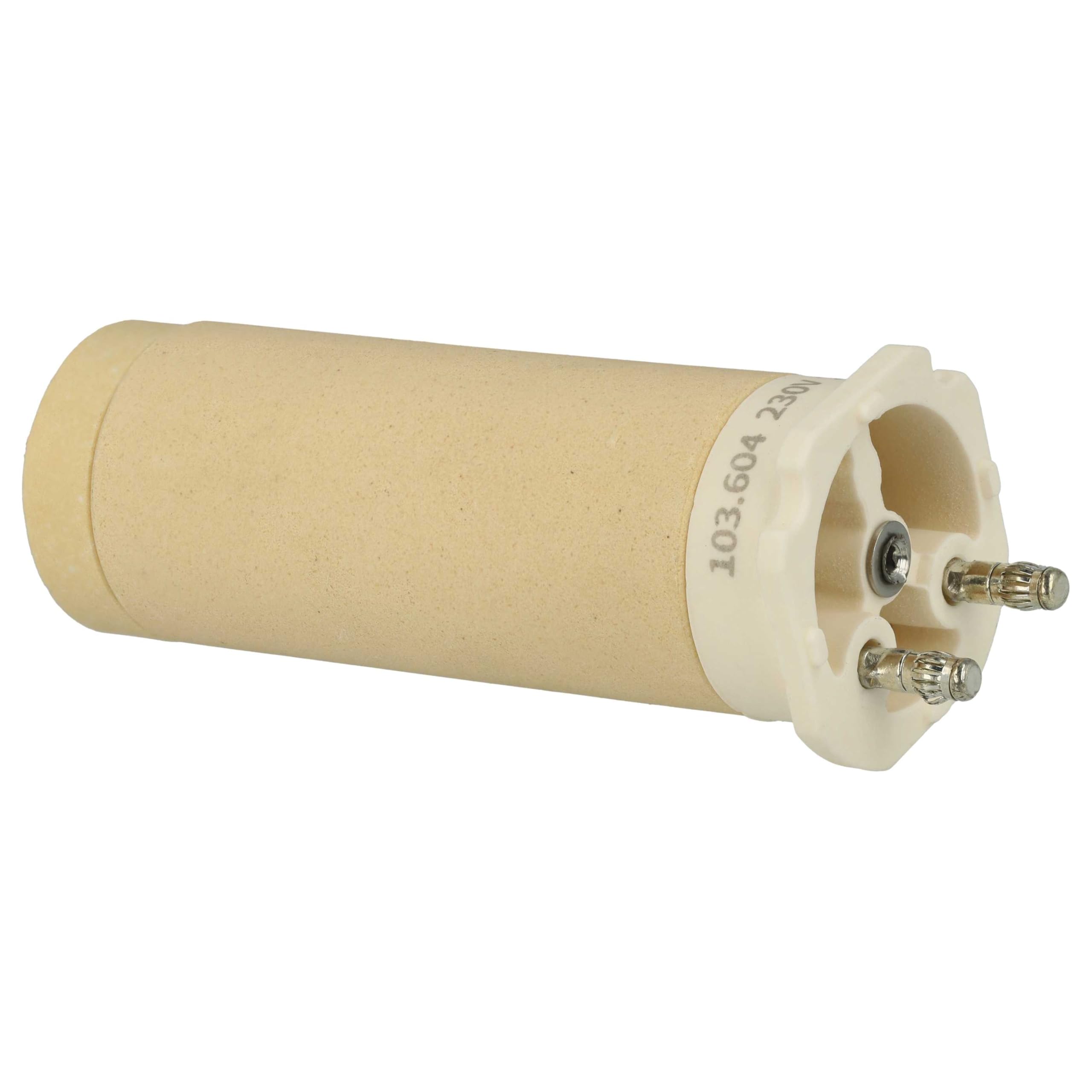 vhbw Elemento calefactor compatible con Leister UNIFLOOR S, UNIPLAN E pistola de soldadura de aire caliente - 2100 W, Cerámica, 3,2 x 9,2 cm