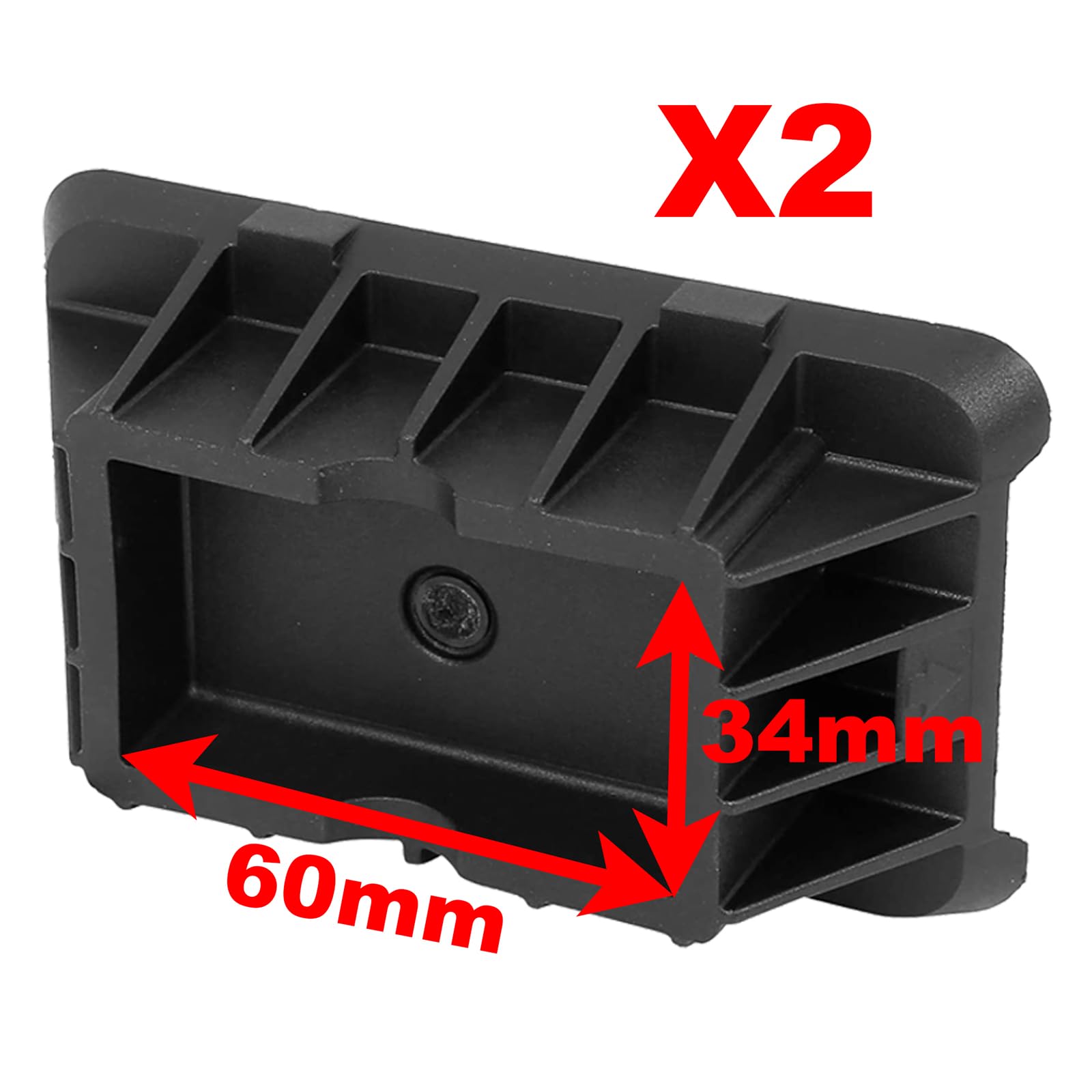 (Lot de 2) Tampon de Levage pour Cric Chandelle Avant OU Arrière Gauche OU Droit compatible avec X3 (F25) X4 (F26) X5 (E70) (F15, F85) X6 (E71, E72) (F16, F86) - 51717189259 7189259