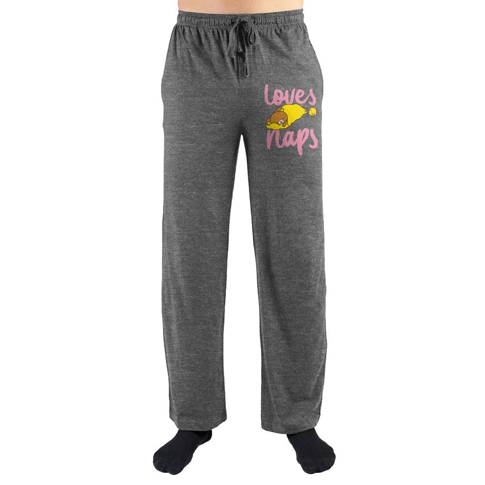 Bioworld Mens Rilakkuma Anime Sleep Pajama Pants-X-Small