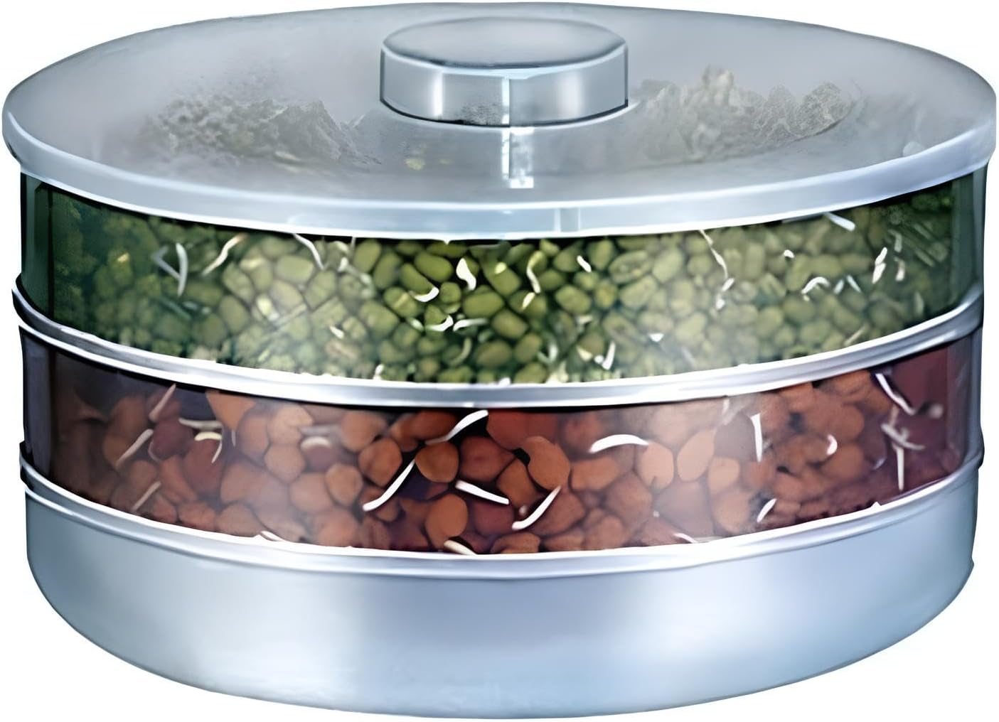 Amiraj Plastic Sprout Maker, Transparent, Standard Food Container Sprout maker Box (Sprout Maker - Medium)