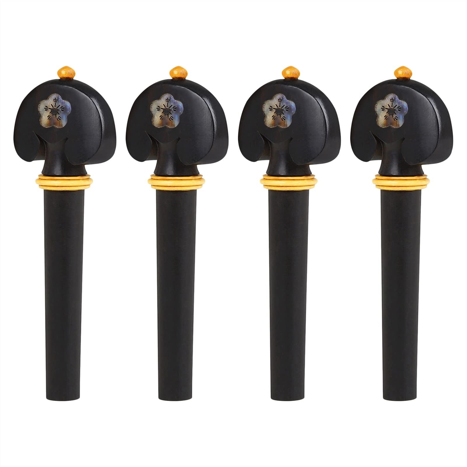 Partes violín 3/4 4/4 Violin Tuning Pegs Conjunto De Madera Piezas De Violín De Reemplazo Inlay Boxwood (Color : 01)
