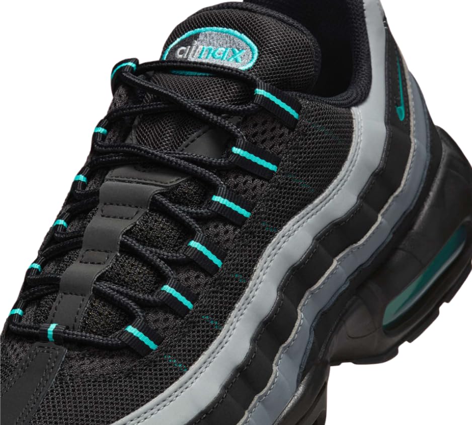 Nike Air Max 95 Black Aurora Green HV6062-001 Mens Sz 11.53