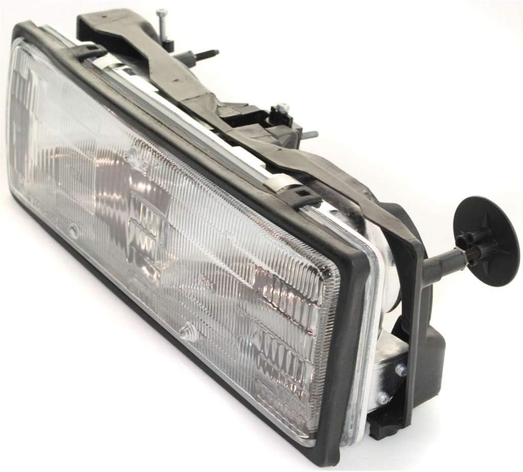 CarLights360 For Chevy Caprice Headlight Assembly 1987 88 89 1990 Driver Side Bulbs Included GM2502108 | 16513075