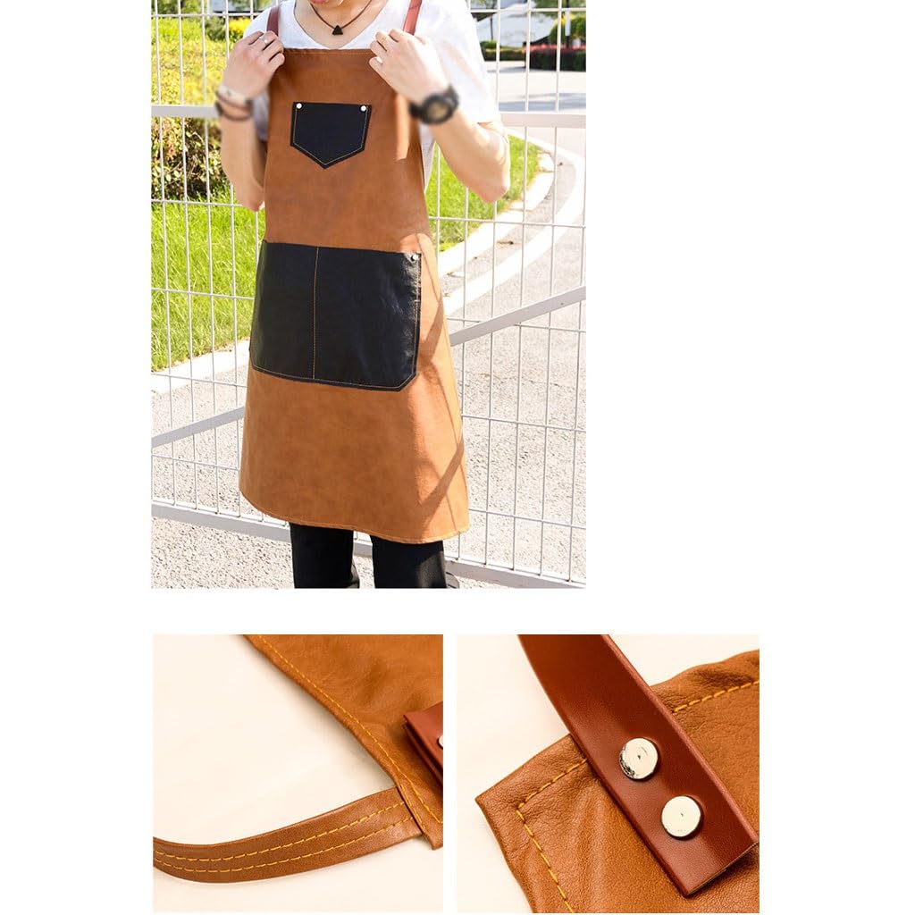 Delantal de Cocinero Delantales for cocina, chefs masculinos y femeninos, té con leche, cafetería, peluquería, manicura, ropa de trabajo de restaurante Delantales de Cocina