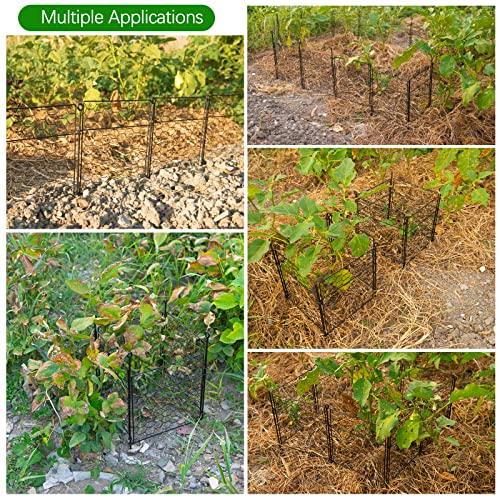 Nutroeno Chicken Wire Cloche Plant Protector – Mesh Plant Cage Supports For Vegetables, Plants And Shrubs From Animals, Rabbits, Cats And Lawn Mowers, Garden Barrier Fencing. (2 Sets) #TOP5