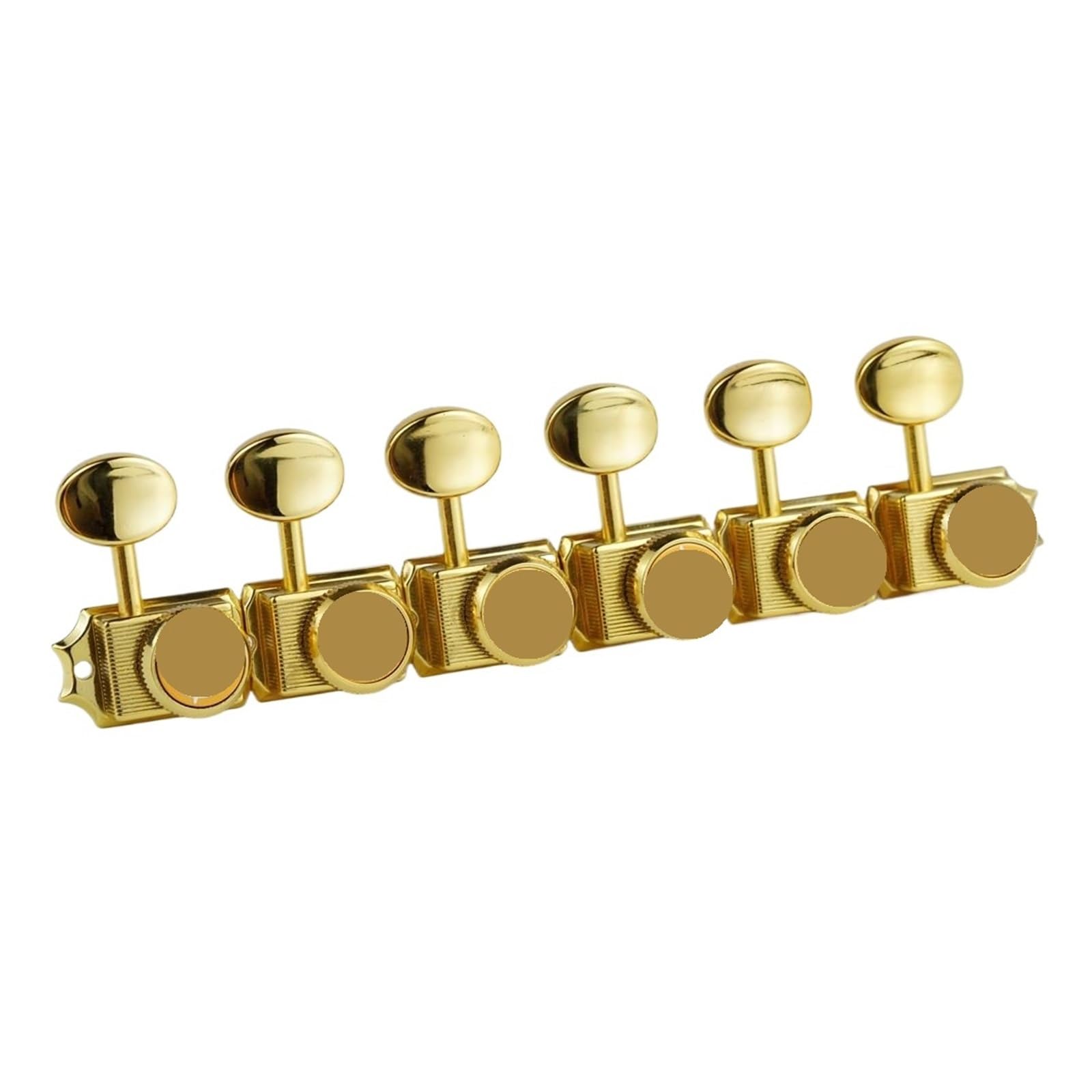 Vintage Locking Tuners Nut Style Gold E-Gitarre Mechaniken Übersetzungsverhältnis 1:15 for ST TL Tuning Pegs