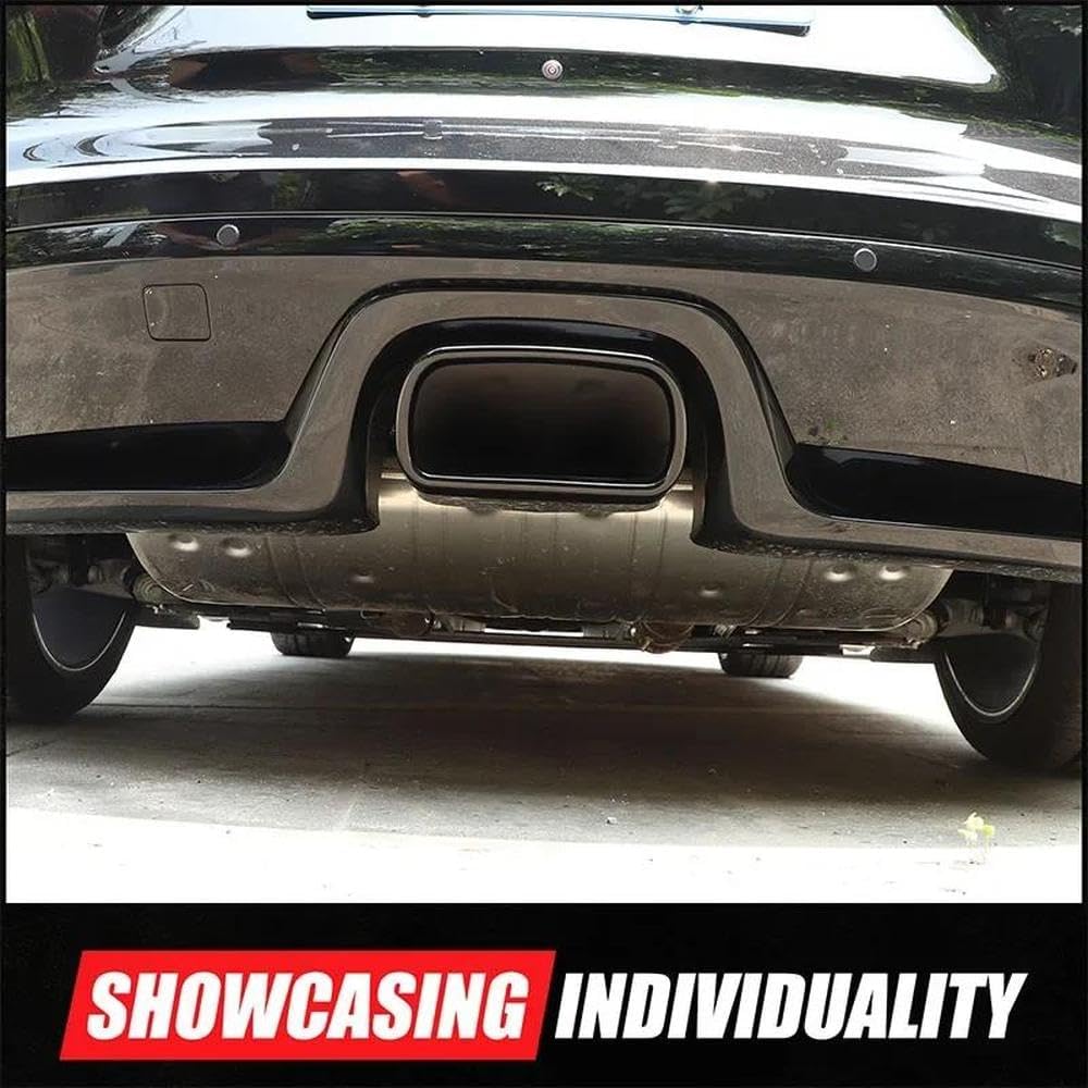 Spare Parts Stainless Steel Black Tail Throat Cover For Jaguar F-Type 2024+ Pipe Exhaust System Decoration Cover Car Accessories