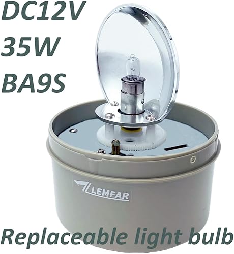 Miniatura 5 de Luz de baliza estroboscópica giratoria de advertencia de seguridad ámbar DC12V