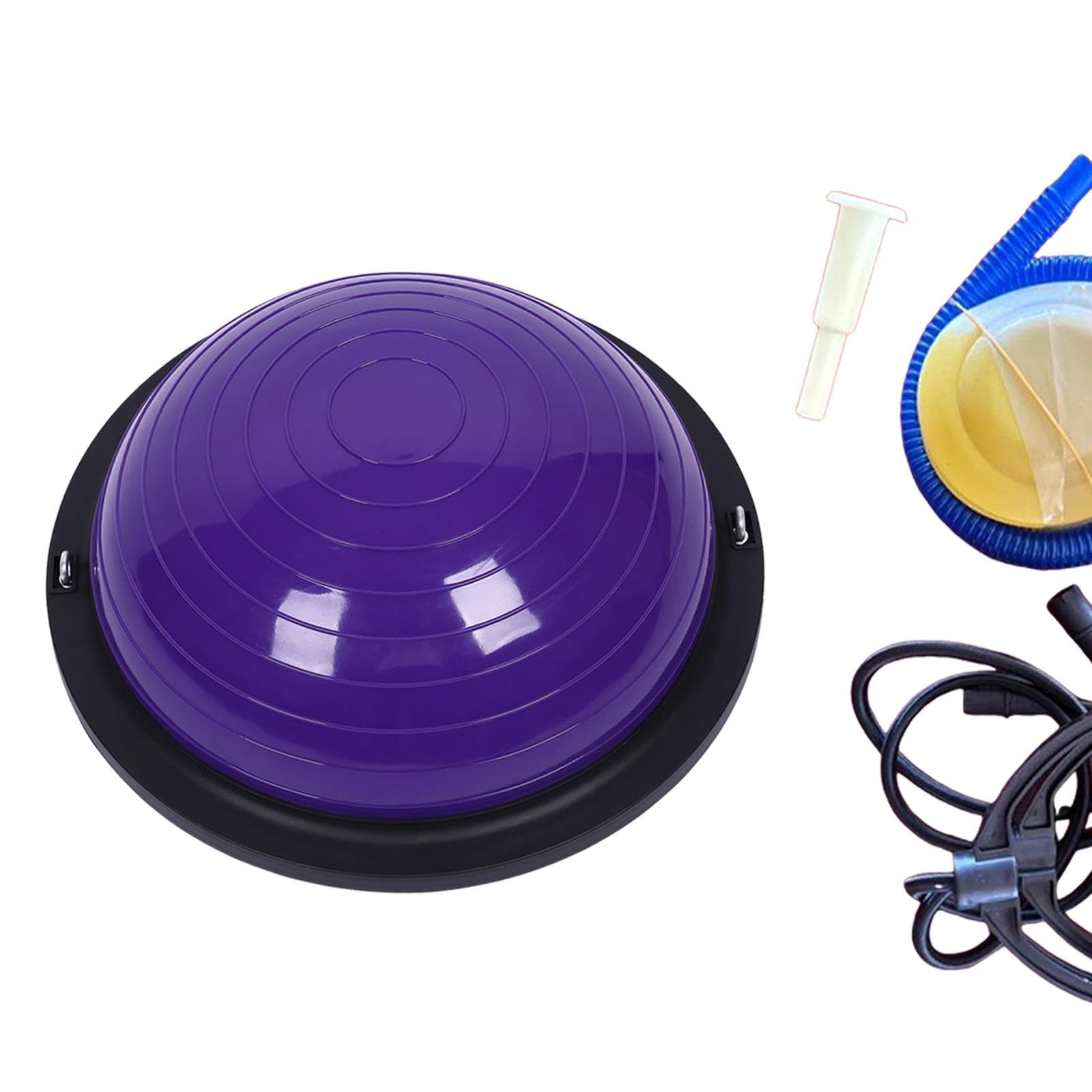 harayaa Gleichgewichtsball Balance Kissen Gymnastikball Und Trainingsball Aus PVC mit Strukturierter Standfläche für Pilates Und Funktionelles Training Z