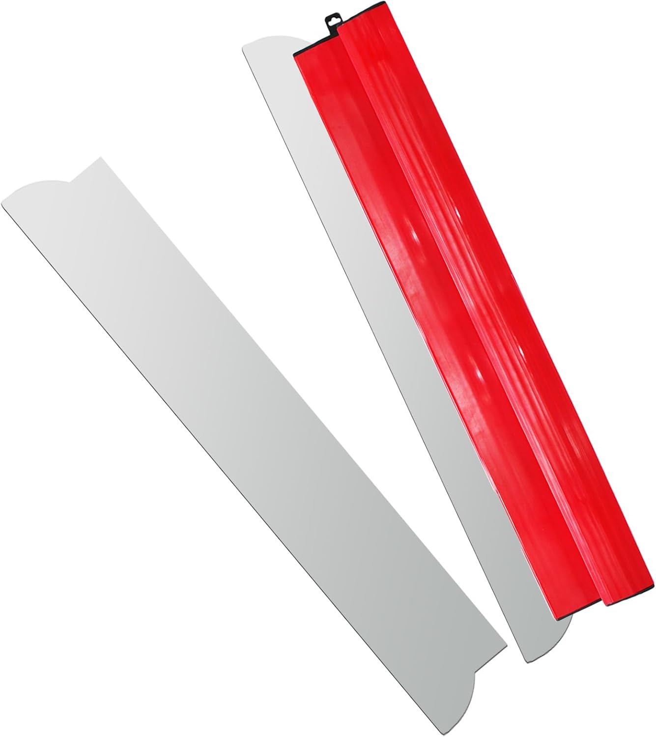 32” Drywall Skimming Blade, 2 PC 0.3mm Stainless Steel Skimming Blade, Drywall Smoothing Spatula Knife for Finishing Wall, Plaster, Wallboard