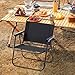 Menolana Folding Camping Chair with Backrest and Armrests Portable Ergonomic Beach Chair for Patio Lawn Backpacking Picnic Living Room