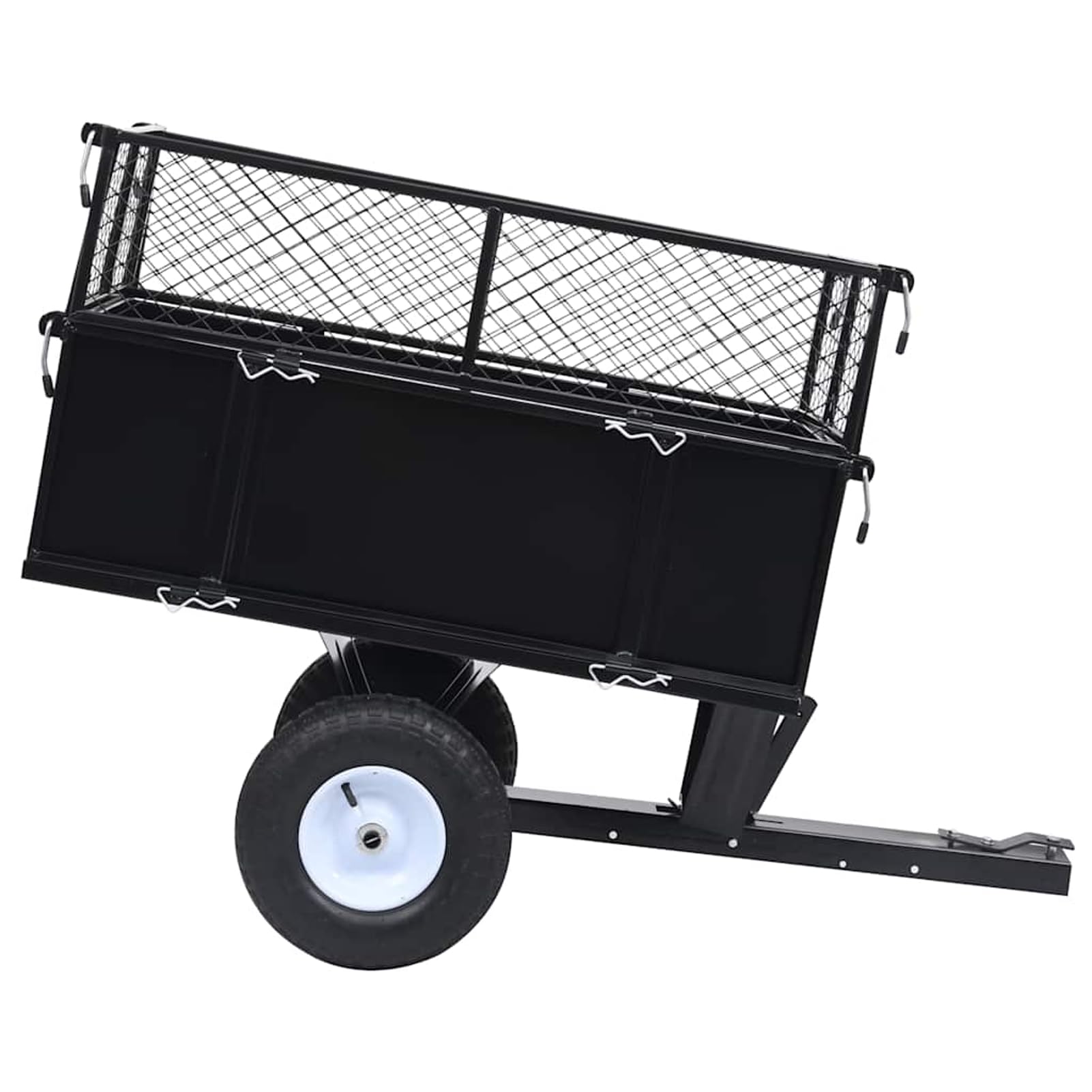 GecheerCarro Remolque inclinable de cortacésped Carga de 150 kg