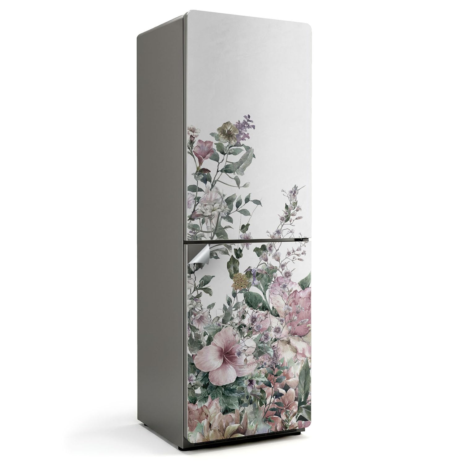 Sticker frigo anti-rayures 60x180 : masquez les défauts de votre grand réfrigérateur