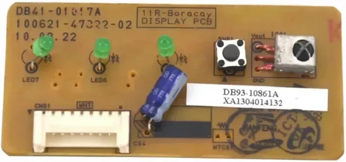 DB93-10861A Display PCB DB41-01017A Indoor Unit Signal Receiving Control Board Compatible for Samsung Air Conditioner Conditioning Part