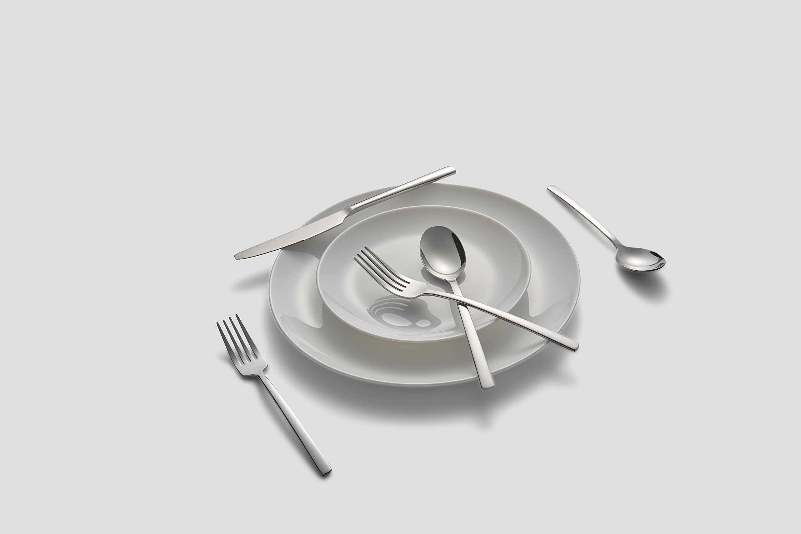 Cambridge Silversmiths Beacon Mirror - Juego de cubiertos (45 piezas), color plateado
