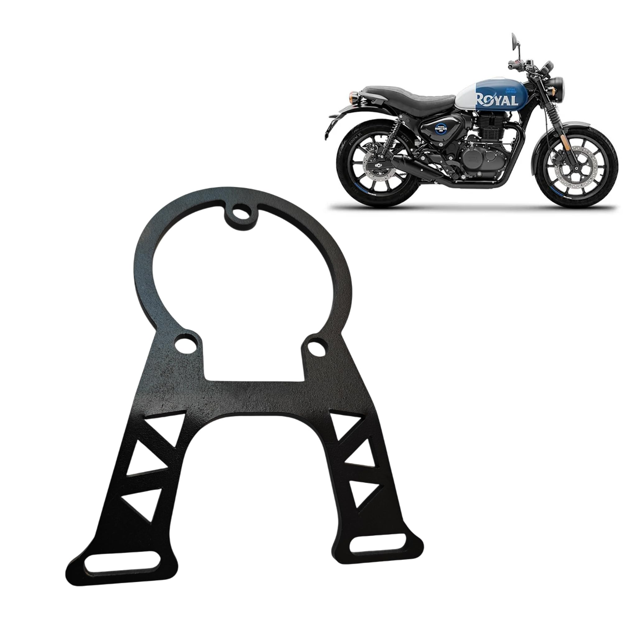 L3 MODZ Hunter 350 & Meteor 350 Meter Relocator Clamp | Center Position Mount | Speedometer Relocation Bracket | Direct Fit | Premium Metal Build-image-48