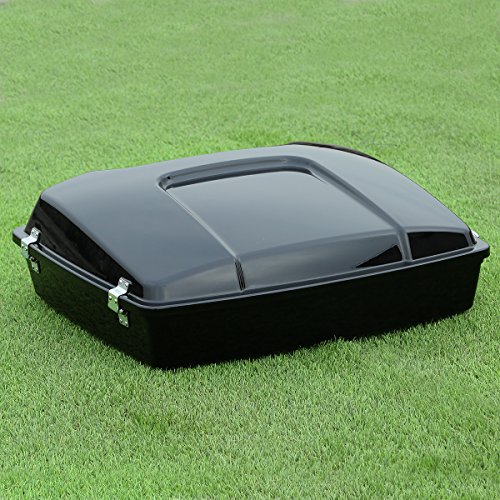 XMT-MOTO 5.5" Razor Tour pack Pack Trunk W/Latch Key For Harley Street Road