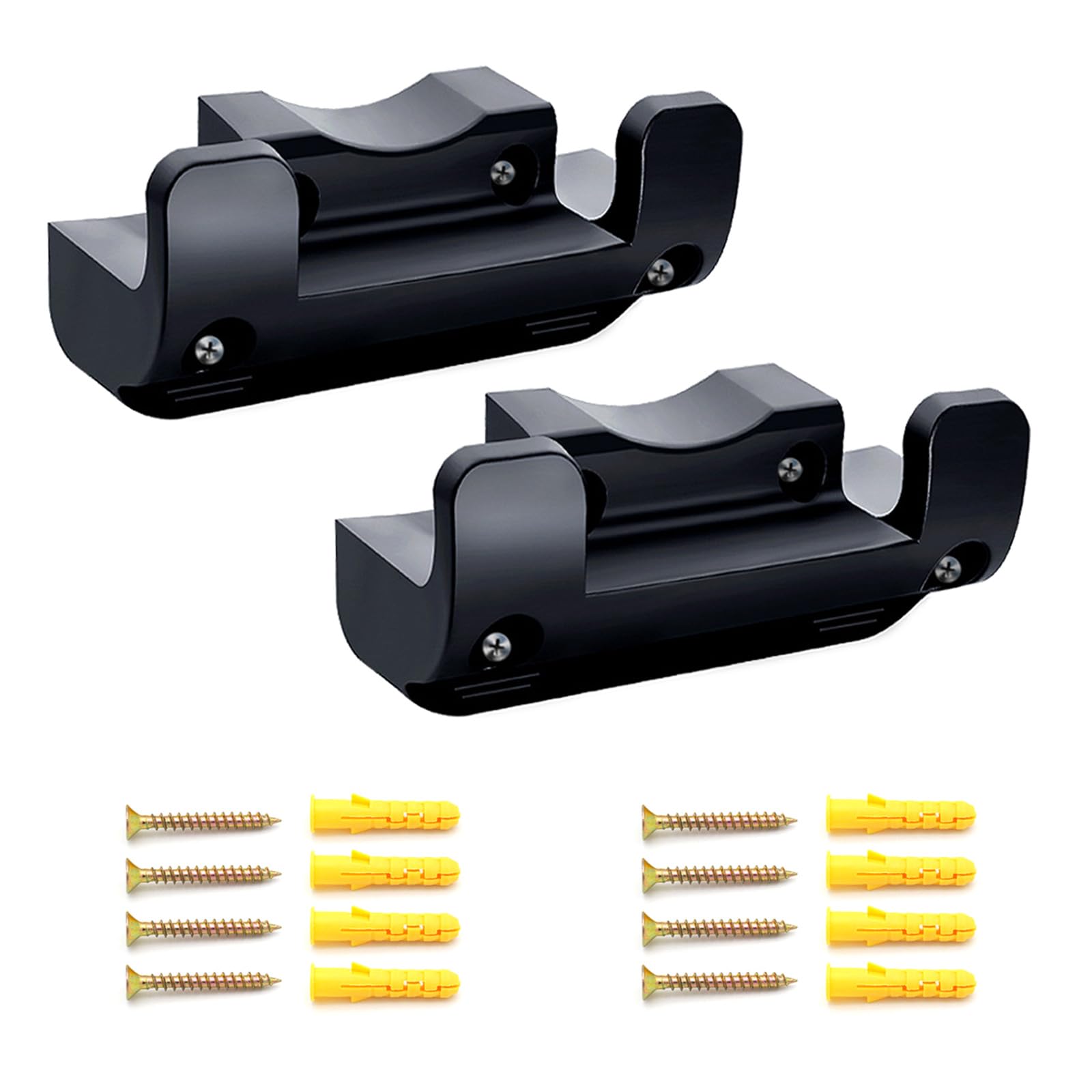 Montesy Garden Hose Reel Holder Wall Mounted Garden Hose Hanger Pipe Holder with Expansion Screws for Garden Garage Accessories