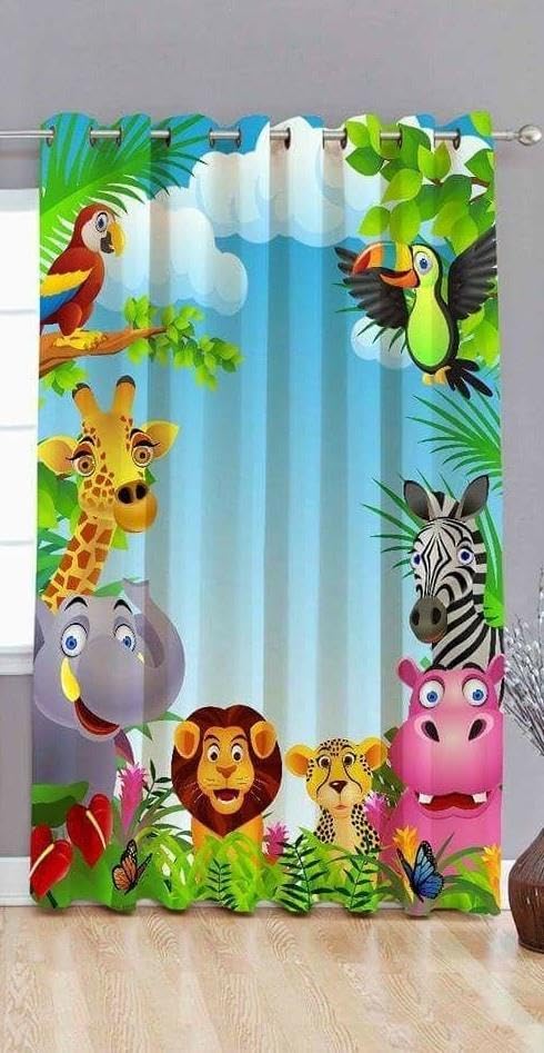 See full amazon price history chart for WO FLORA 3D Forest Animals Design Curtains for Kids Room, Window, Door 4x9 feet, Pack of 1 Pc WO FLORA 3D Forest Animals Design Curtains for Kids Room, Window, Door 4x9 feet, Pack of 1 Pc (B0CTXMPPYR) Amazon Price History, Amazon Price Tracker