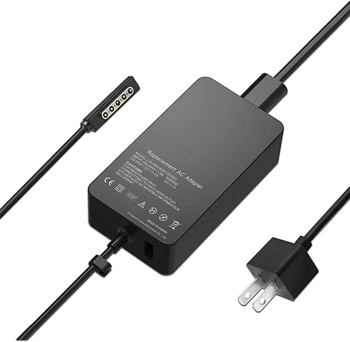 Miniatura 9 de Fancy Buying Cargador portátil de 48 W 12 V 3.6 A para Microsoft Surface Pro 2 Surface Pro 1 y Surface RT Tablet, Windows 8 Tablet 1536 (con cable