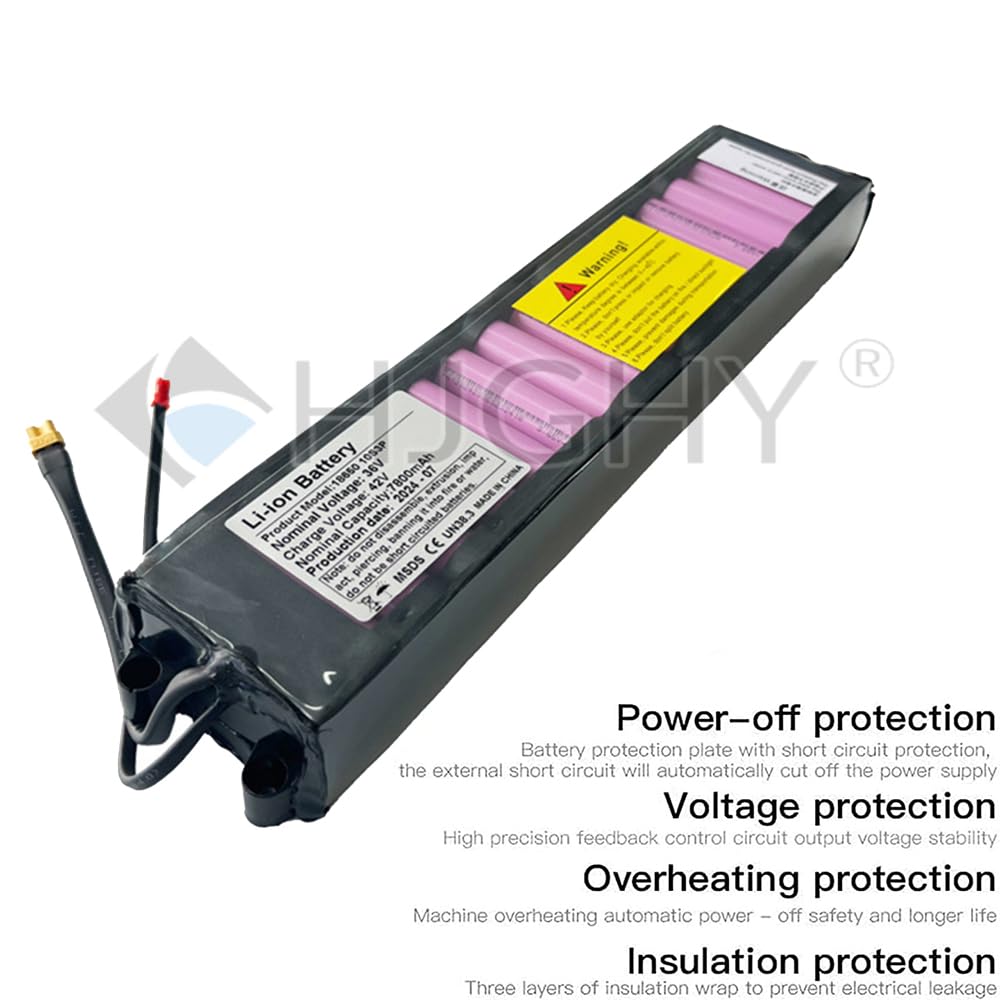 Batteria per Monopattino Elettrico 36V 36V 10.4Ah 4.4Ah 5.2Ah 6.6Ah 7.8Ah Pacco Batteria per Monopattino M365 Ricambi per Monopattino Elettrico Batterie al Litio