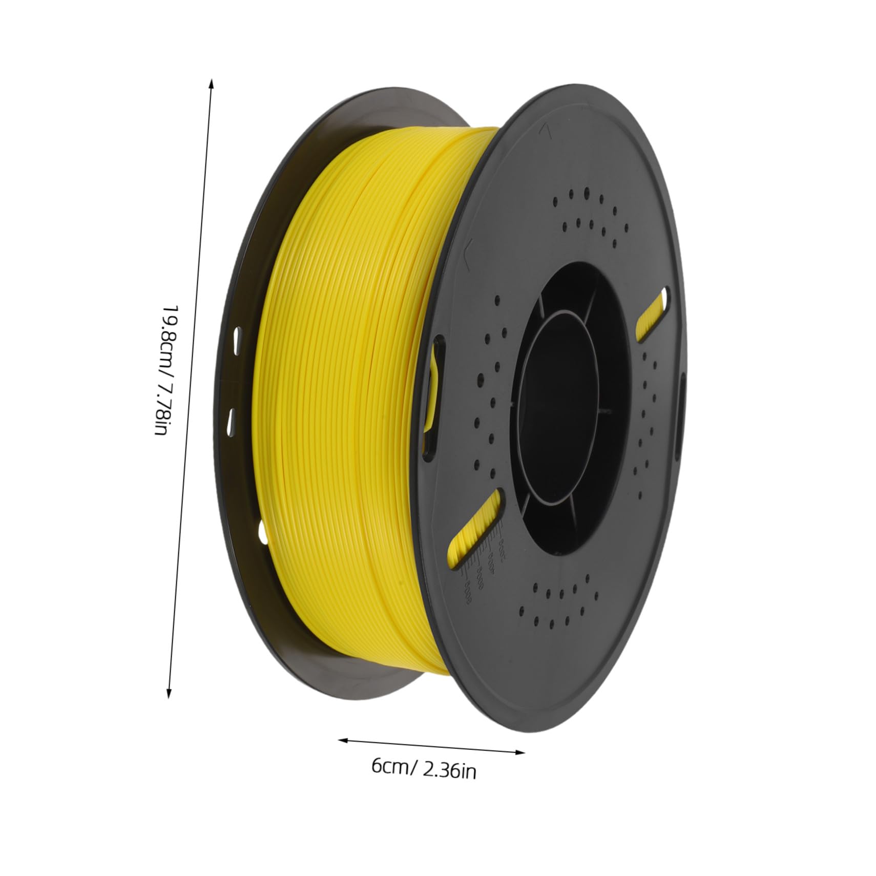 Veemoon Pla-filament Drucker Druckfilament-spulen Druckmodelle Zubehör Für Bastelprojekte Gelb