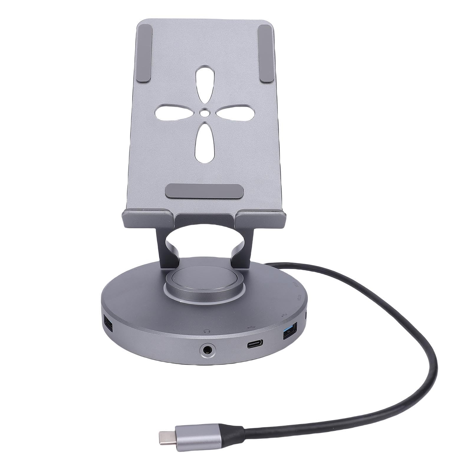 Podstawka Typu C, Składana Stacja Dokująca 10 W 1, Uchwyt na Tablet z 4K, Czytnik SD TF, 3,5 Mm AUX, USB 2.0, 3 USB .0, Typ C .0, 100 W PD do Steam Deck, ROG Ally