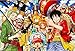 QTRT One Piece Serie di Puzzle in Legno, 1000pcs Anime del Fumetto 3D Fai da Te Puzzle, Il Regalo del Giocattolo di Divertimento di decompressione Gioco educativo