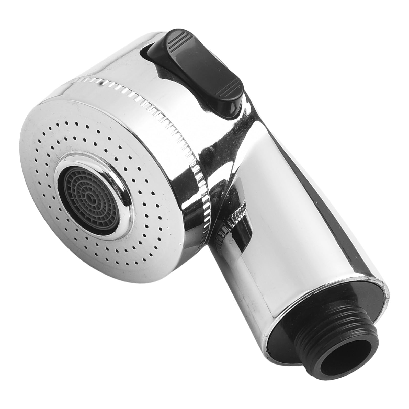 Lecreatekit Soffione doccia a 2 funzioni con pulsanti di regolazione sinistro e destro per sedia da barbiere, interfaccia G1/2 adattatore spray in plastica