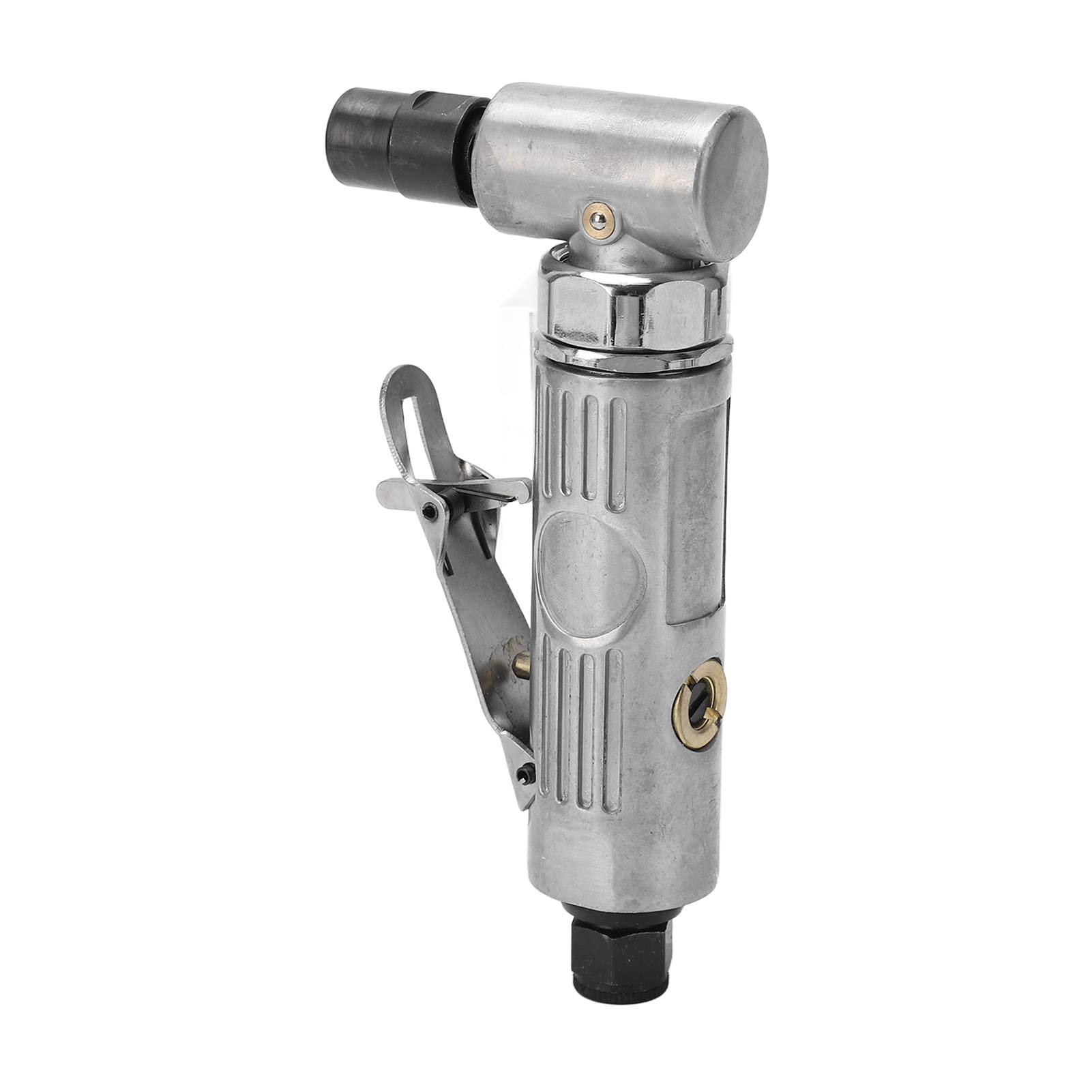 Smerigliatrice Pneumatica da 90 Gradi 20000 Giri/min 0,3 Pneumatica | Lega di Zinco, Acciaio Al Tungsteno, Pinze da 1/4" e 1/8", Set di Testine per Smerigliatura Ad Aria, Uso del Compressore,