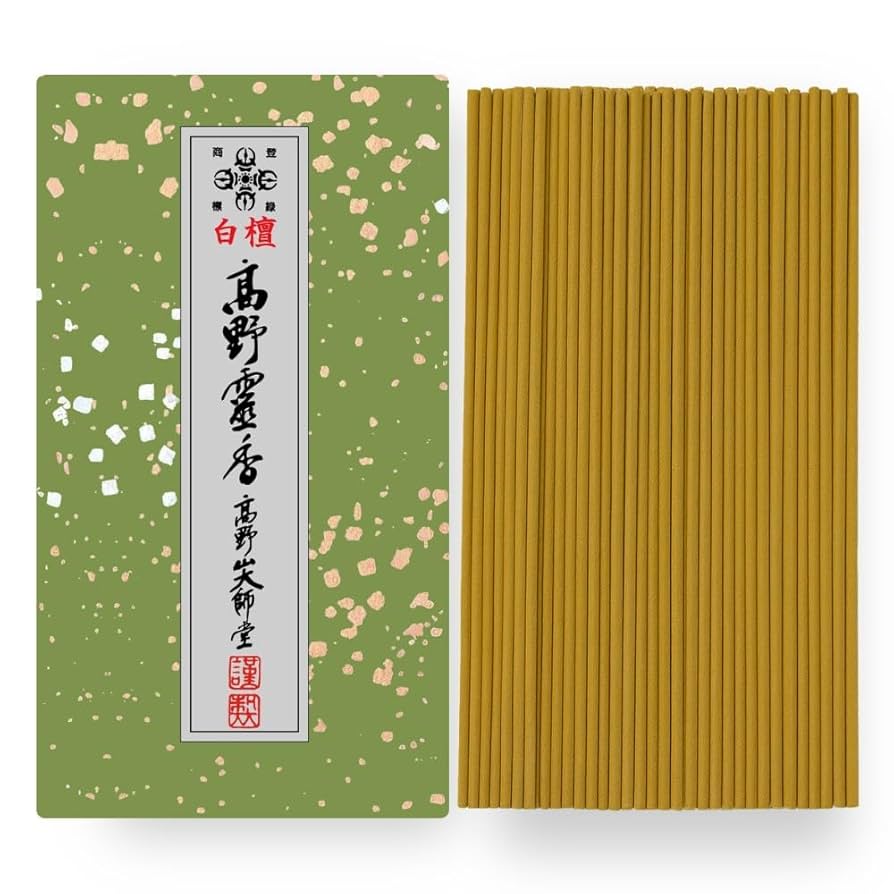 Amazon｜高野霊香 線香 お香 極上白檀 大箱 約290本入 長さ13.5