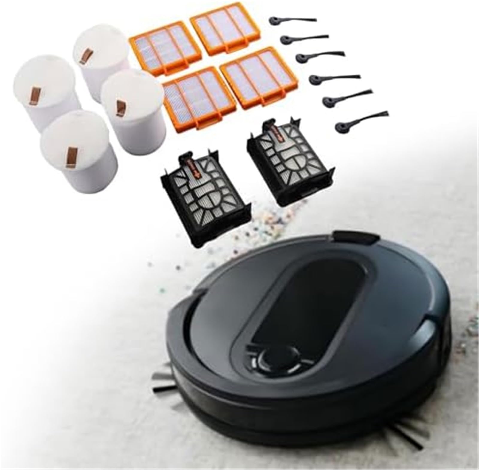 Kit di sostituzione del filtro conveniente, for Shark AI, for aspirapolvere robot Ultra RV2600WSEU Mantiene prestazioni ottimali Set di accessori per aspirapolvere