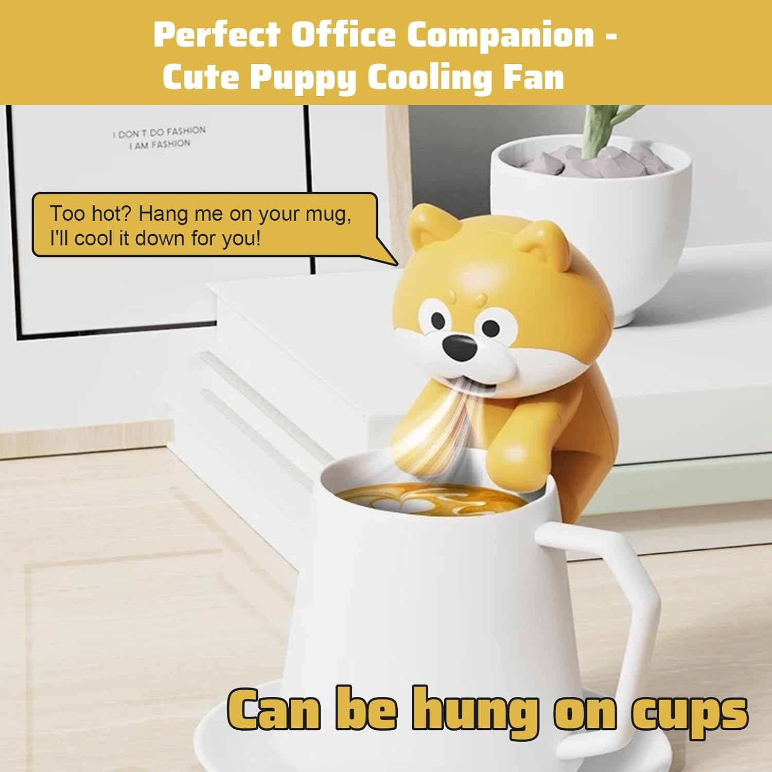 Cute Bear-Shaped Hot Drink Cooling Gadget for Mugs image 5