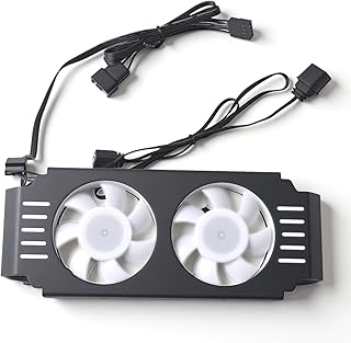 ARGB RAM dimm Memory Cooler Memory RAM Cooling Fan dimm Memory Cooler Efficient Heat Dissipation Computer Memory, RGB ram khler for DDR DDR2 DDR3 DDR4 DDR5 Internal Components product image