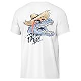 Boys Fishing Shirt Short Sleeve UPF 50+ Youth T-Shirt Sun Protection Tee