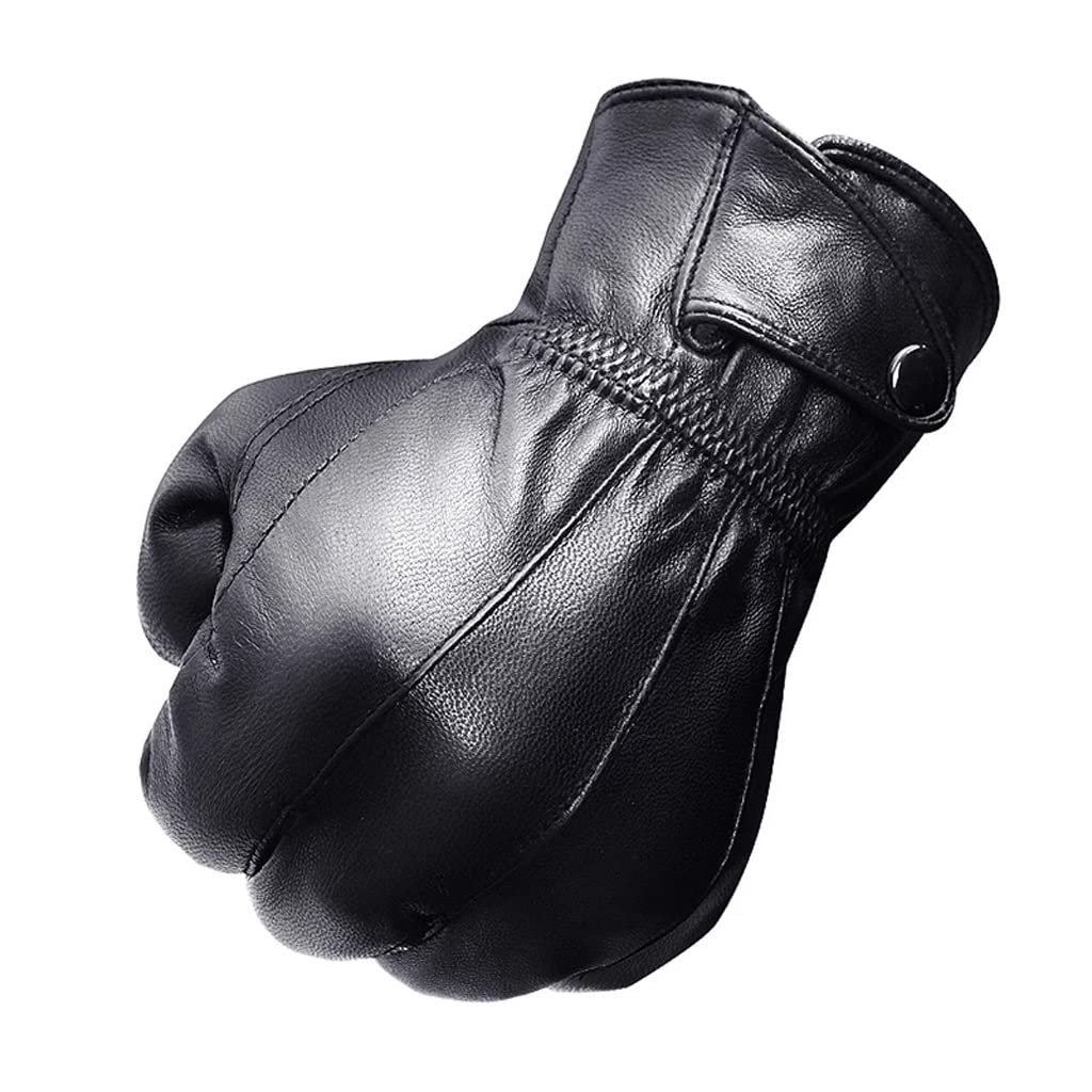 Guantes cálidos de Invierno para Hombre, con Dedos continuos y cálidos, Gruesos, para Conducir, Montar y Hacer